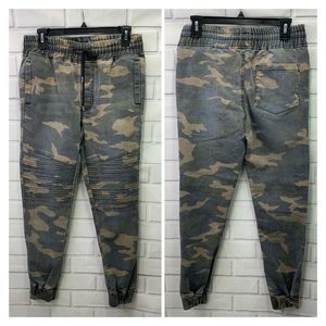 Elwood Women's Camo Moto Jeans XS Joggers Lounge